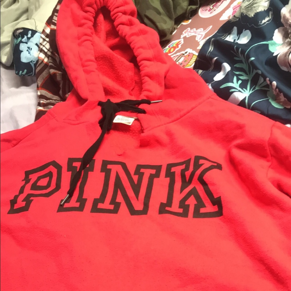 PINK EXTRA LONG HOODIE